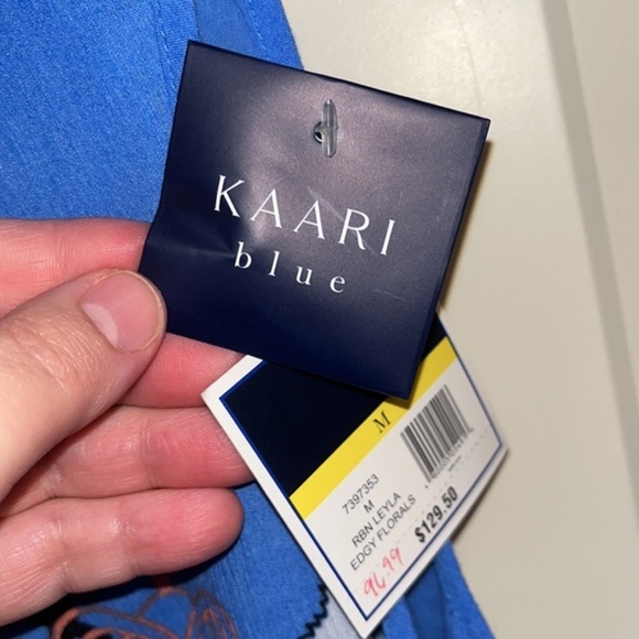 Kaari Blue Leyla Shift Dress Size Medium - Picture 4 of 7